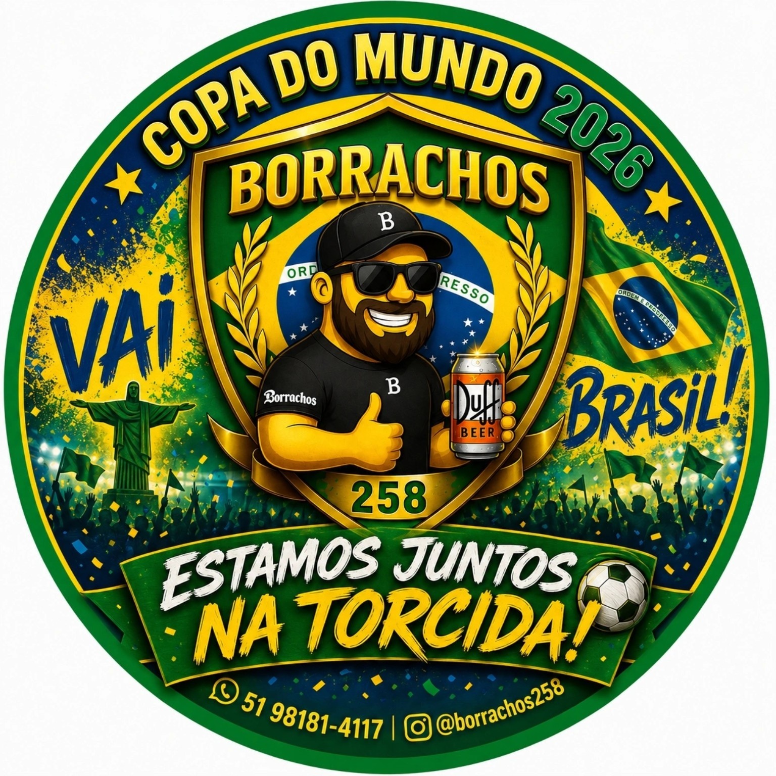 Logo de Borrachos Bar